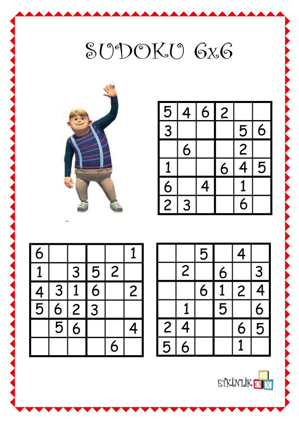 6×6 Hayri Sudoku -3-