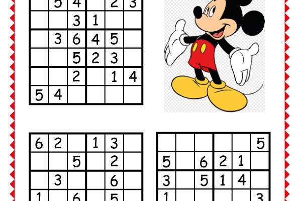 6×6 Mickey Sudoku -1-