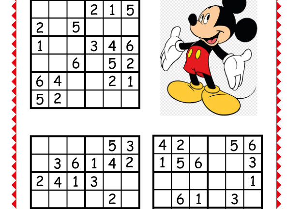 6x6 Mickey Sudoku -2-