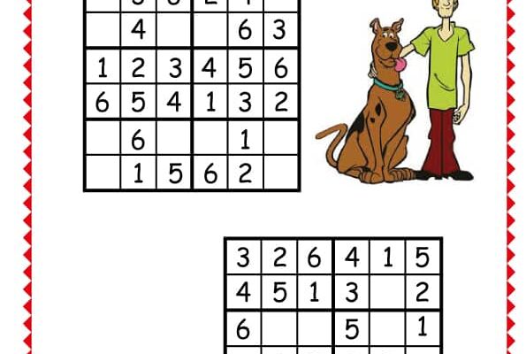 6×6 Scooby Doo Sudoku -1-
