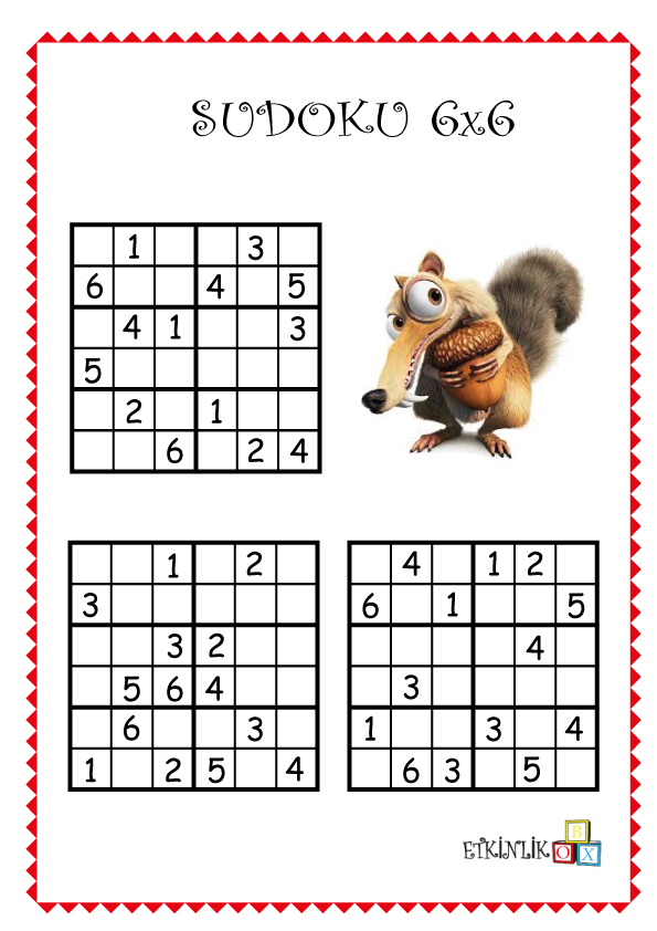 6×6 Sincap Sudoku -4-