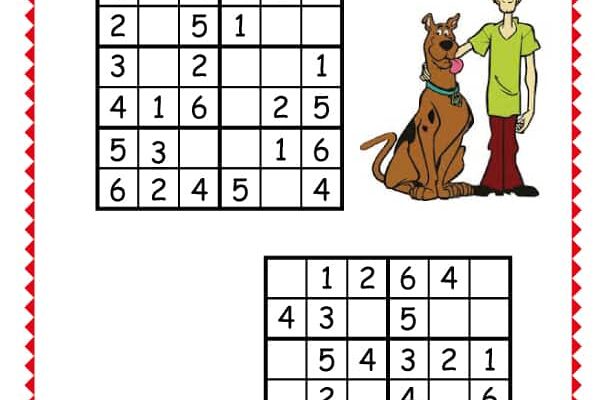 6×6 Scooby Doo Sudoku -2-
