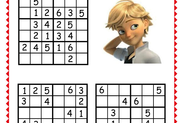 6×6 Kara Kedi Sudoku -5-