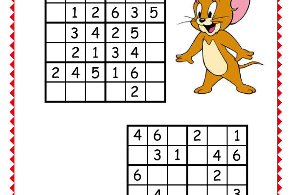 6×6 Jerry Sudoku -1-
