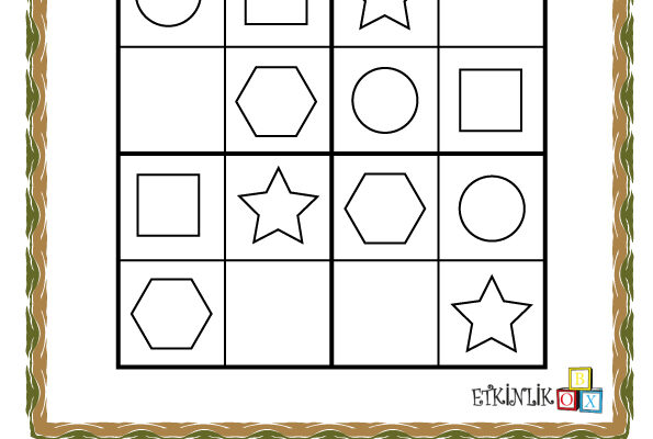 Başlangıç 4×4 Sudoku-1-