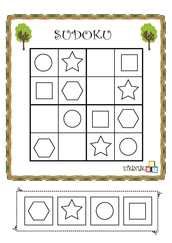 Başlangıç 4×4 Sudoku-3-