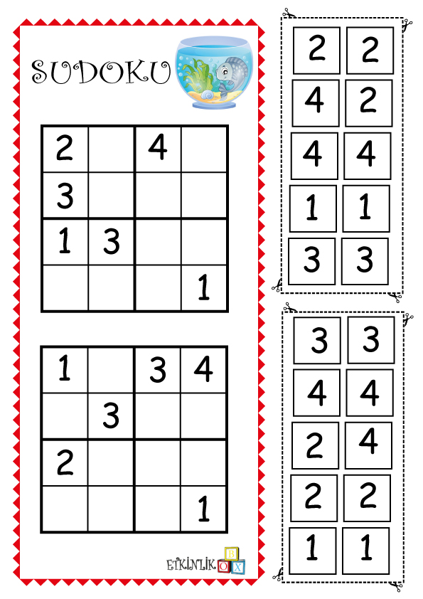 4×4 Sayı Sudoku-1-