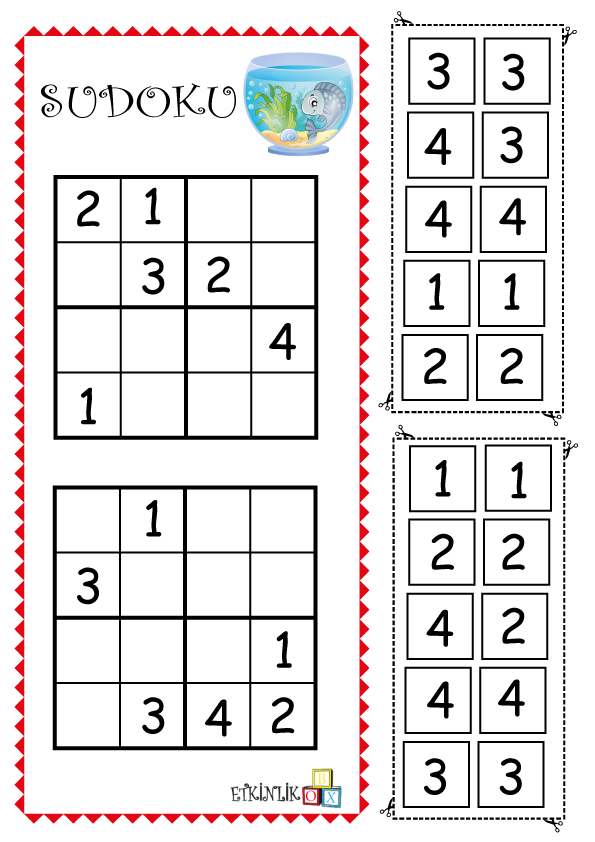 4×4 Sayı Sudoku-4-