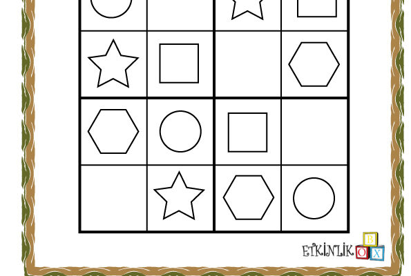 Başlangıç 4×4 Sudoku-4-