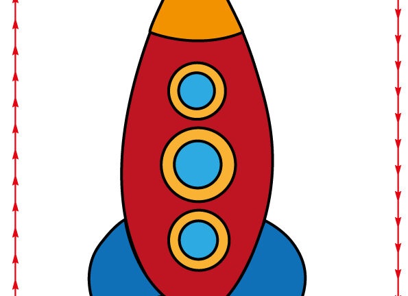 Roket-1- Kes Yapıştır Boya