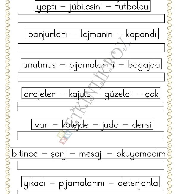 Cümle Kuruyorum -J- f