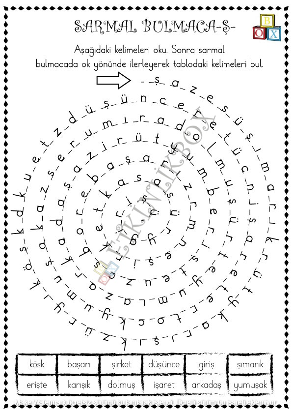 Sarmal Bulmaca Ş