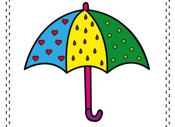 Şemsiye Çiz ve Boya