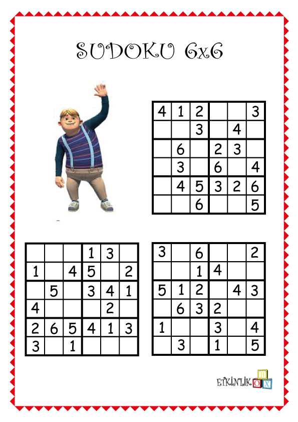 6x6 Hayri Sudoku -2-