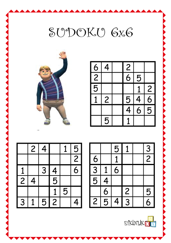 6x6 Hayri Sudoku -5-