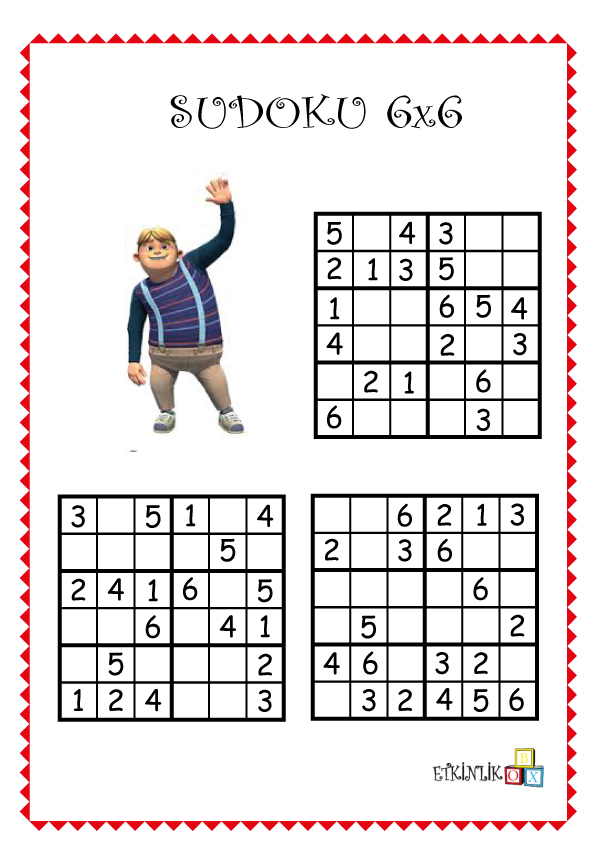 6×6 Hayri Sudoku -6-