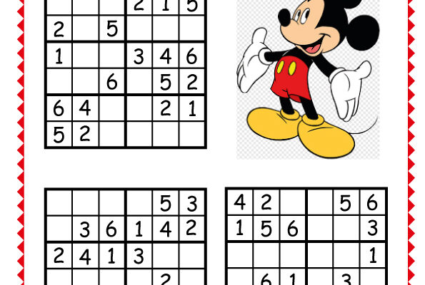 6×6 Mickey Sudoku -2-