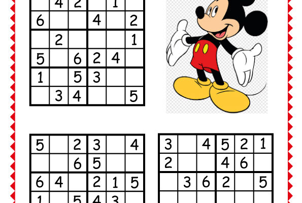 6×6 Mickey Sudoku -3-