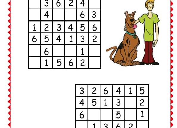 6x6 Scooby Doo Sudoku -1-