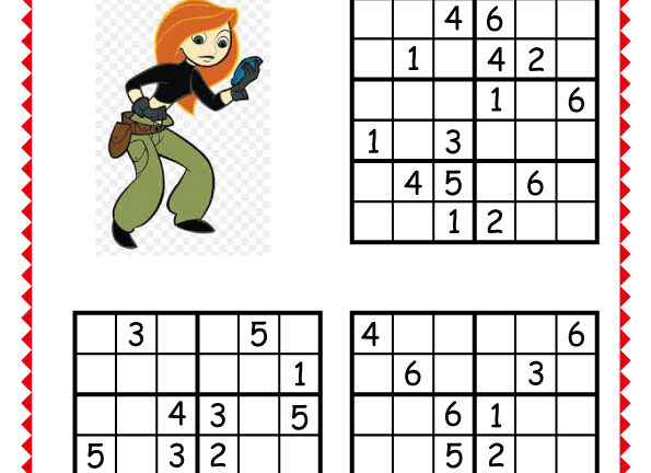 6x6 Kim Possible Sudoku -1-