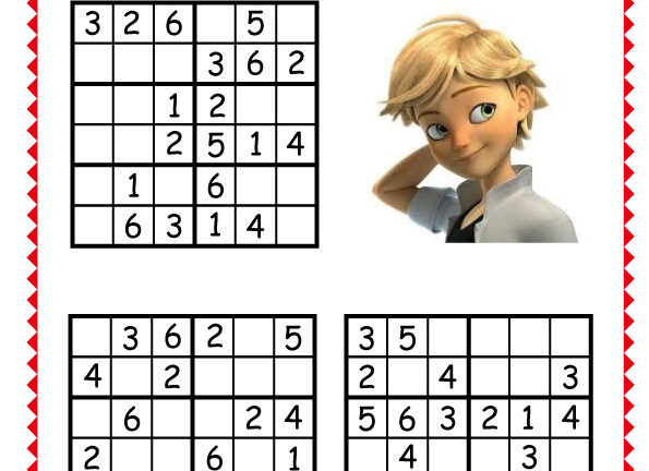 6x6 Kara Kedi Sudoku -1-