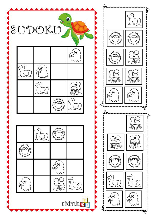 Kaplumbağa 4x4 Sudoku-1-