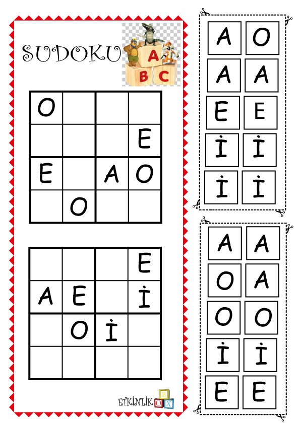 4x4 Harf Sudoku-1-