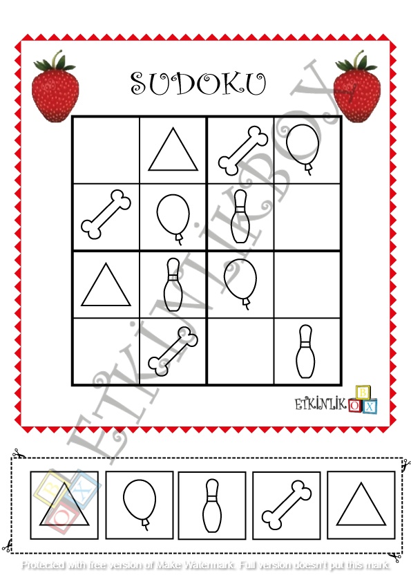 Çilek 4×4 Sudoku-1-
