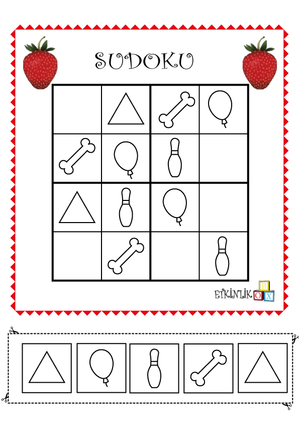 Çilek 4x4 Sudoku-1-