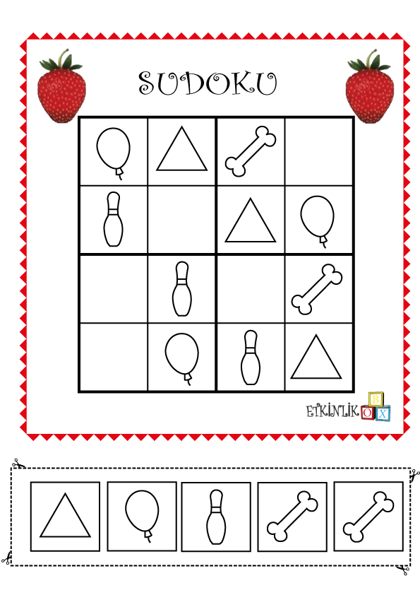 Çilek 4×4 Sudoku-3-
