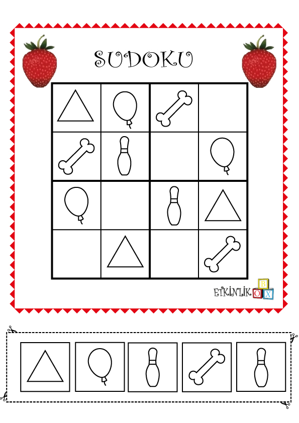 Çilek 4×4 Sudoku-4-