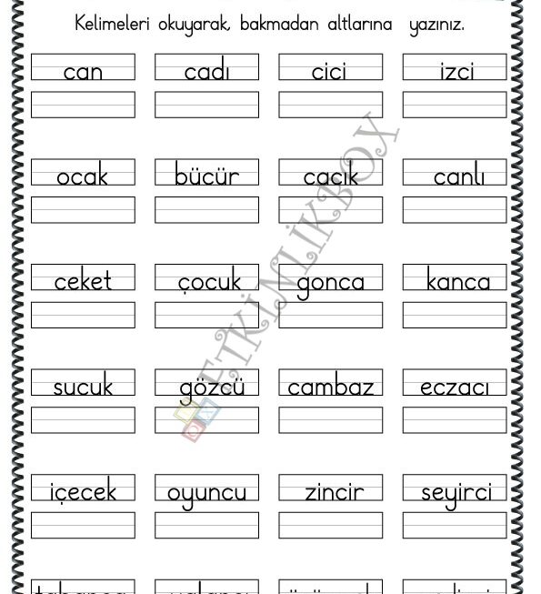 Yazma Çalışması C2f