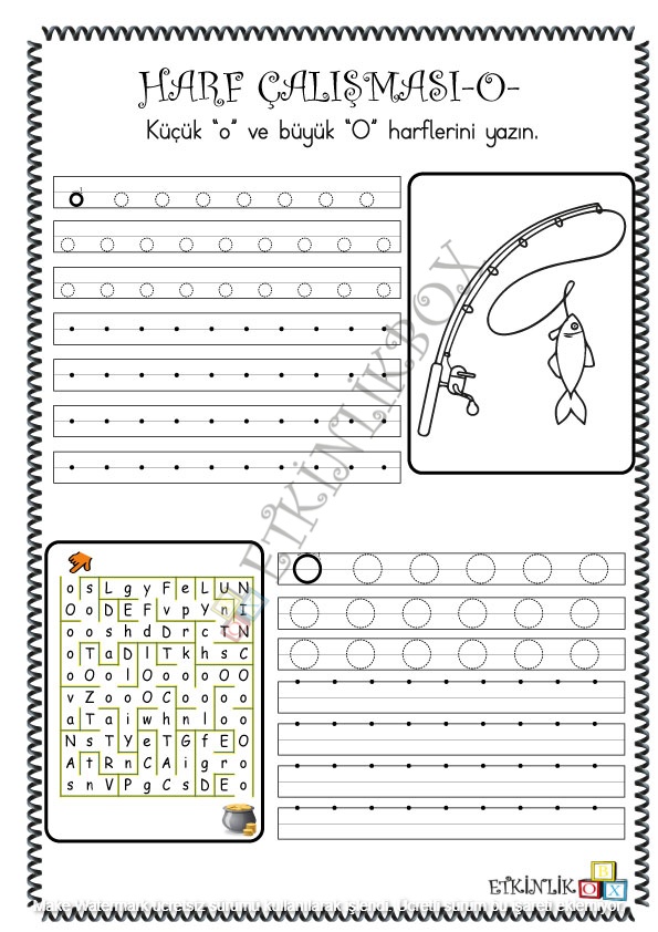 Harf Çalışması -O-