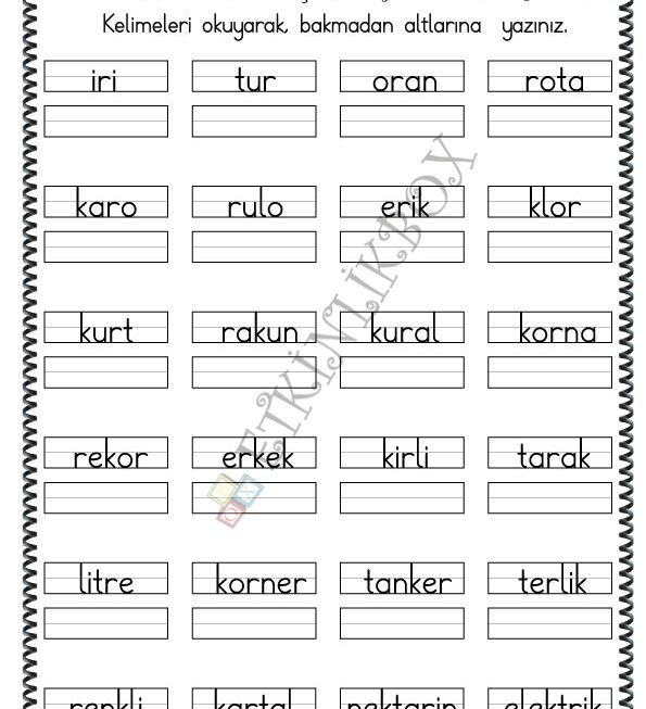 Yazma Çalışması R1f