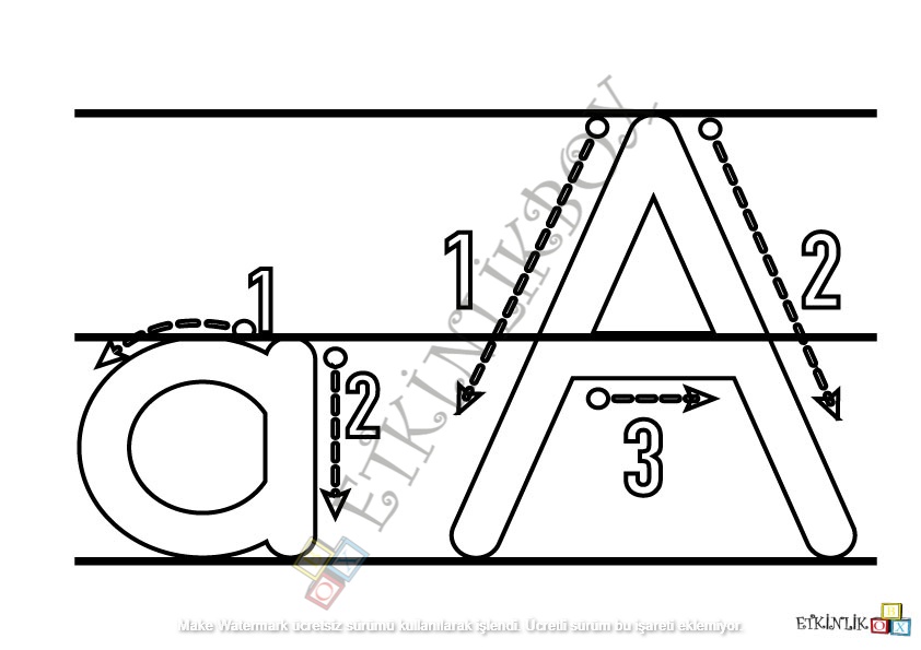 harf-yazımı a filigranlı