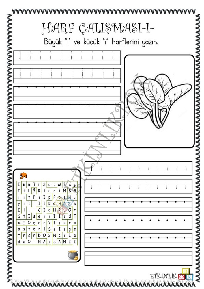 Harf Çalışması -I-f